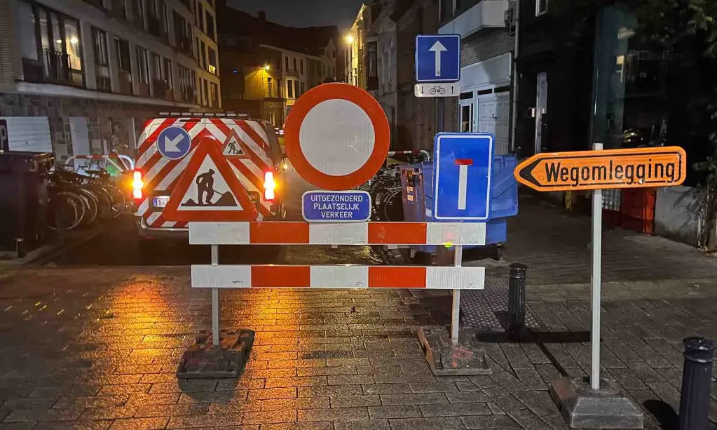 Weg en Werf signalisatie